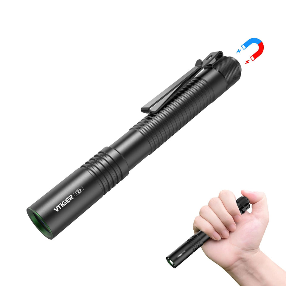 VTIGER T2A front beam shows 1500 lumens for bright outdoor visibility.