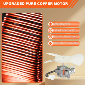 Balanced blade minimizes vibration for smoother operation.