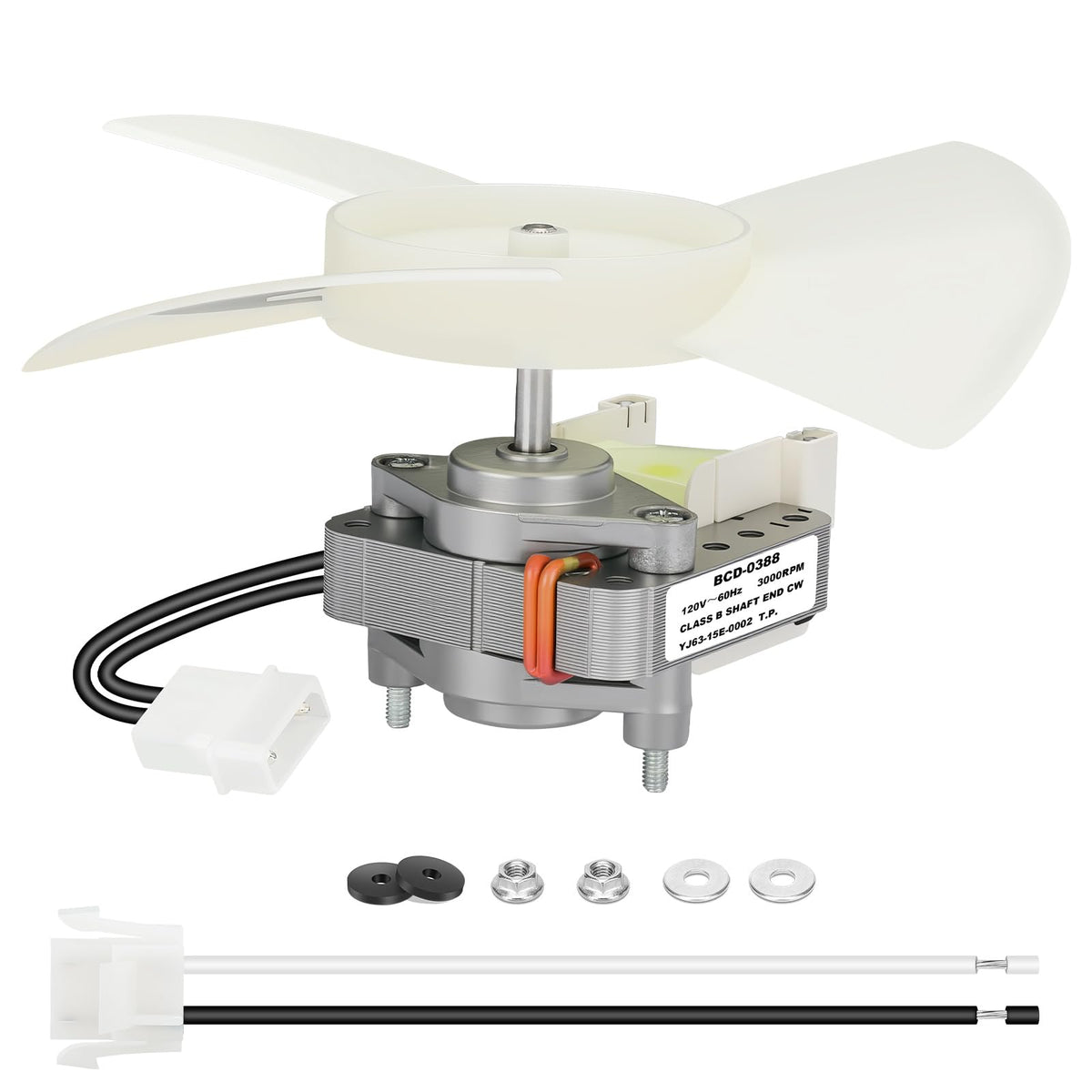 VTNPQ BCD-0388 motor and blade combo for quiet ventilation.
