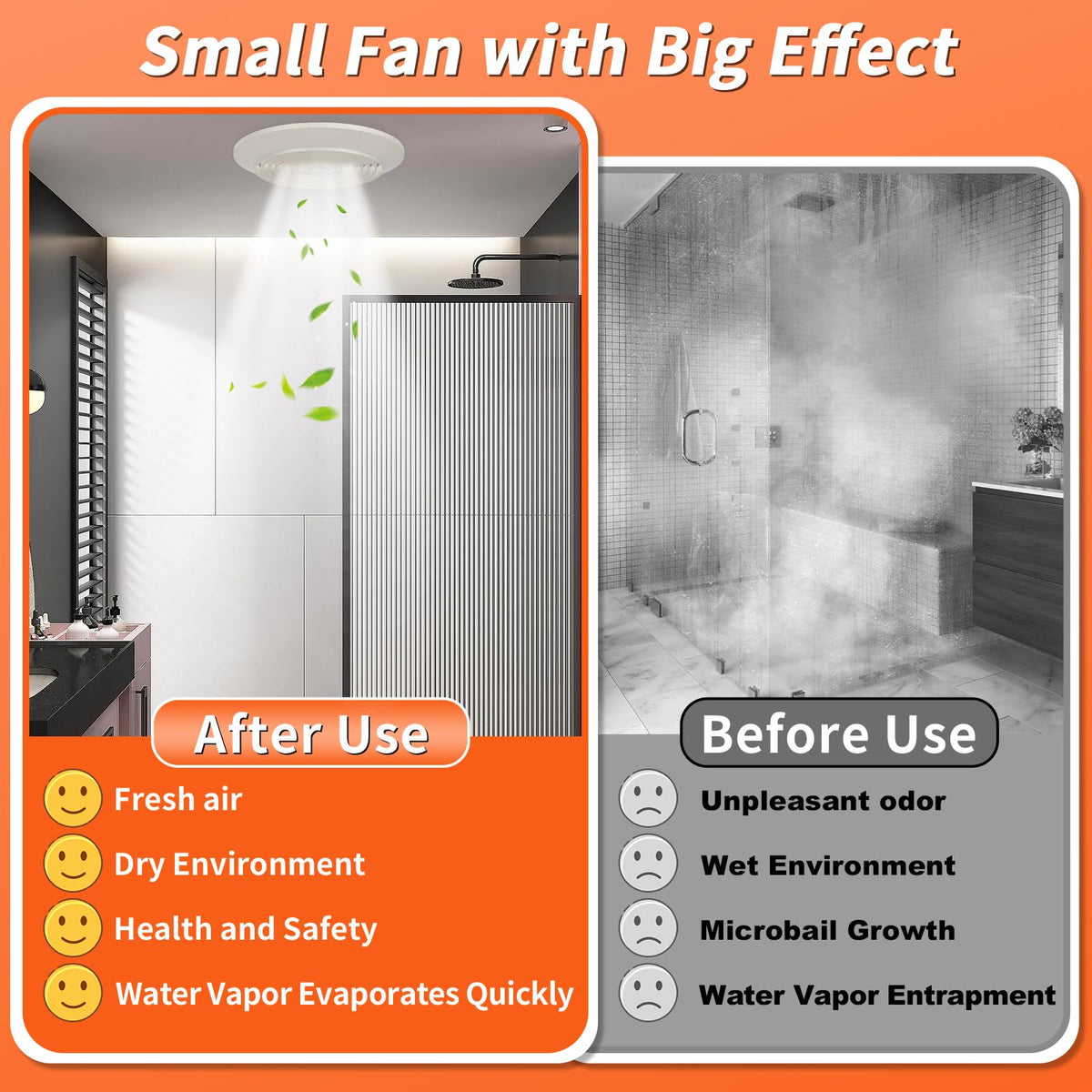 Ideal upgrade for mobile home bathroom exhaust.