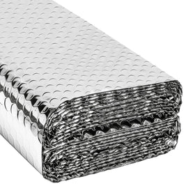 VUAOHIY double reflective insulation roll on a garage door reduces heat gain
