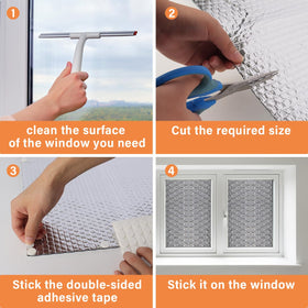 60-piece installation tape included for quick, secure mounting