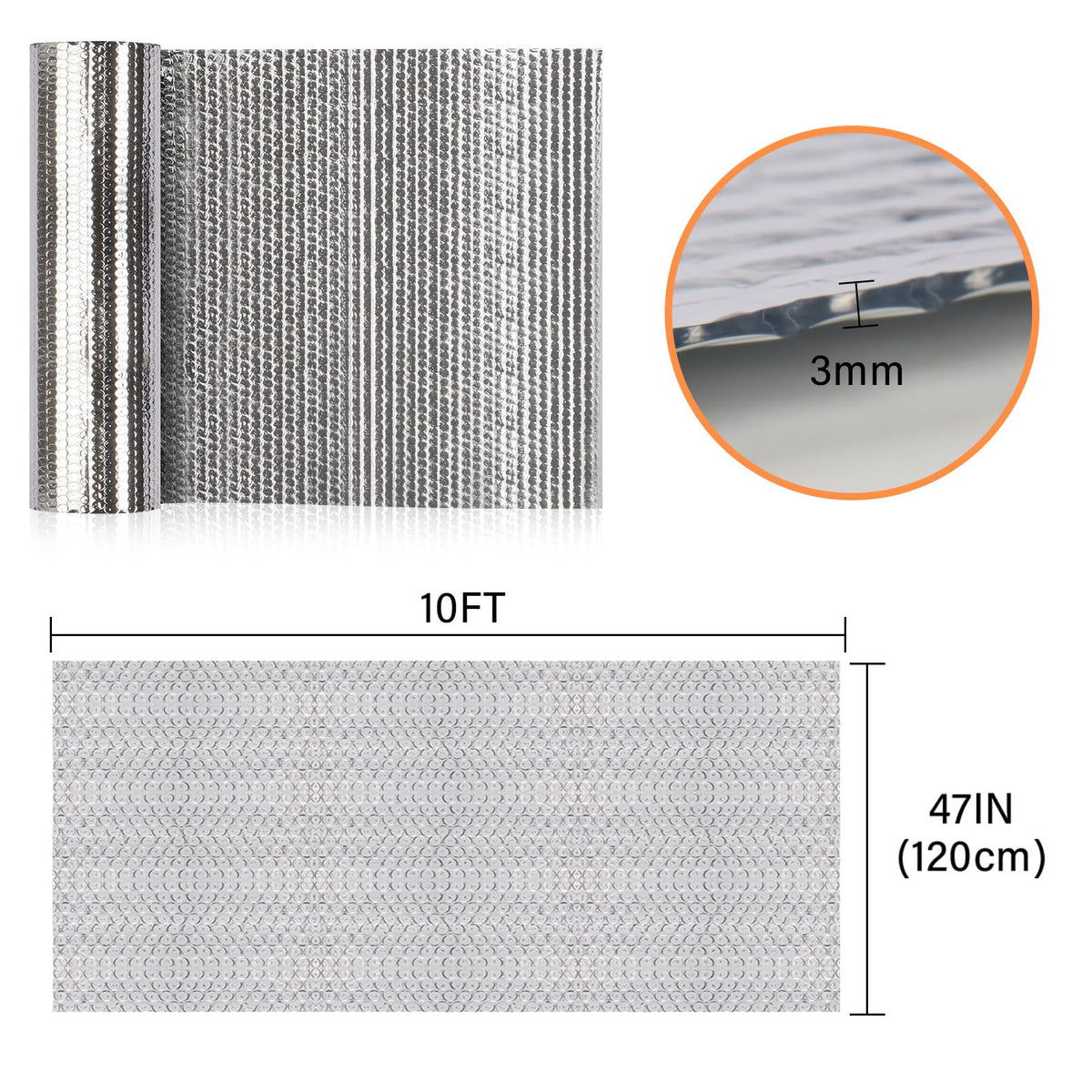 VUAOHIY insulation roll highlights winter warmth and summer cooling potential