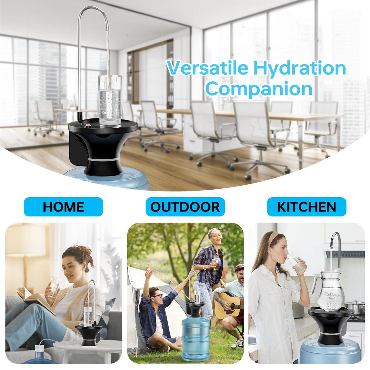 VUIYA BPA-free materials ensure safe, tasteless dispensing.