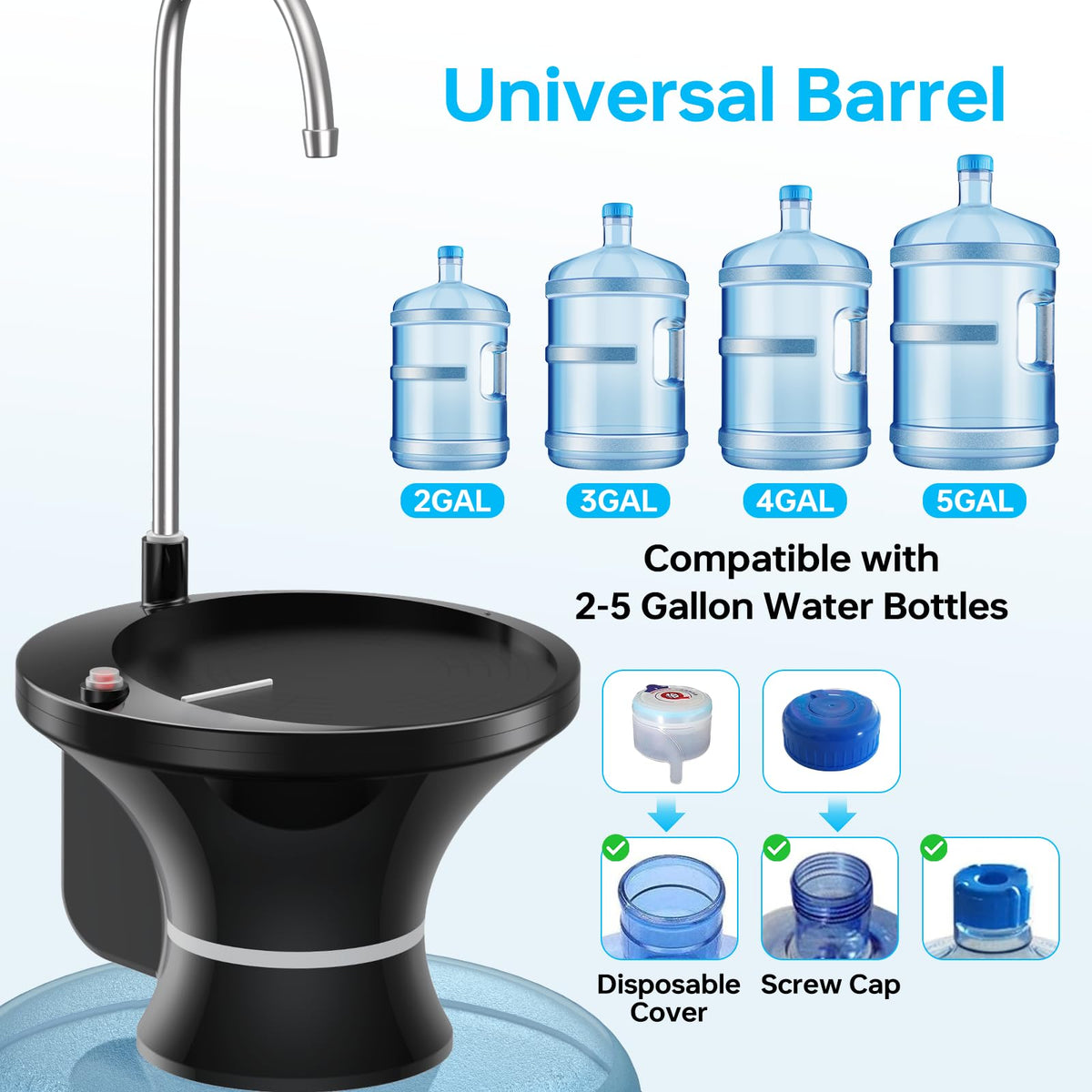 VUIYA setup ready for office use and convenient water dispensing.