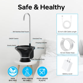VUIYA portable pump suitable for camping and travel.
