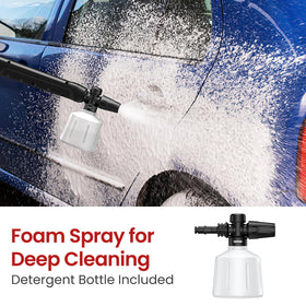 VUSIGN self-priming pump enables easy water pickup from faucet or bucket