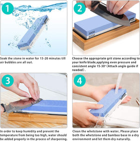 vuwo 8000 grit stone produces razor-like finishes on fine blades