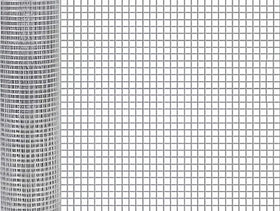 VVoodeinck hardware cloth 48x100 galvanized one-half-inch welded mesh for garden fencing.
