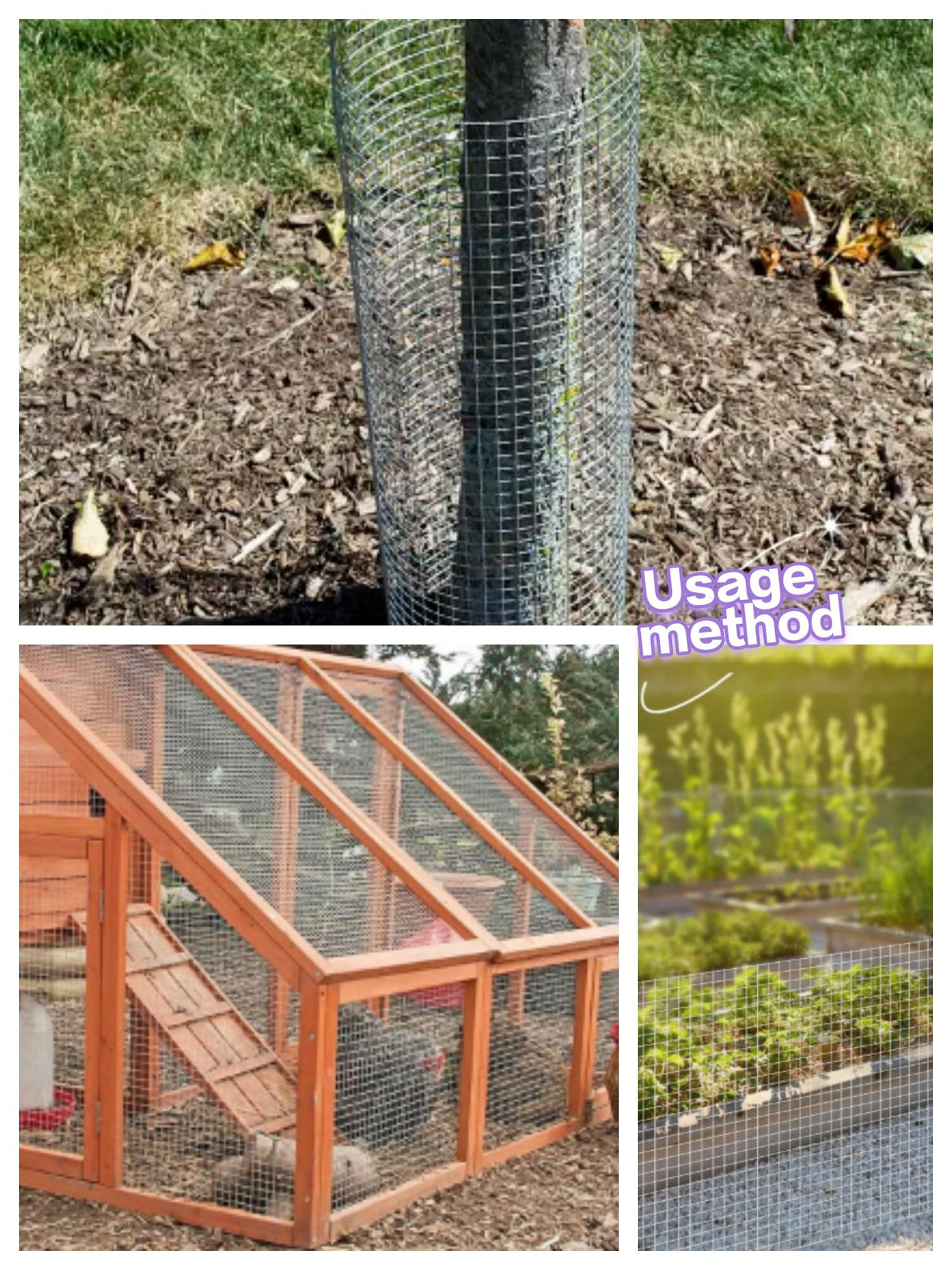VVoodeinck poultry netting enclosure screen for garden and poultry.