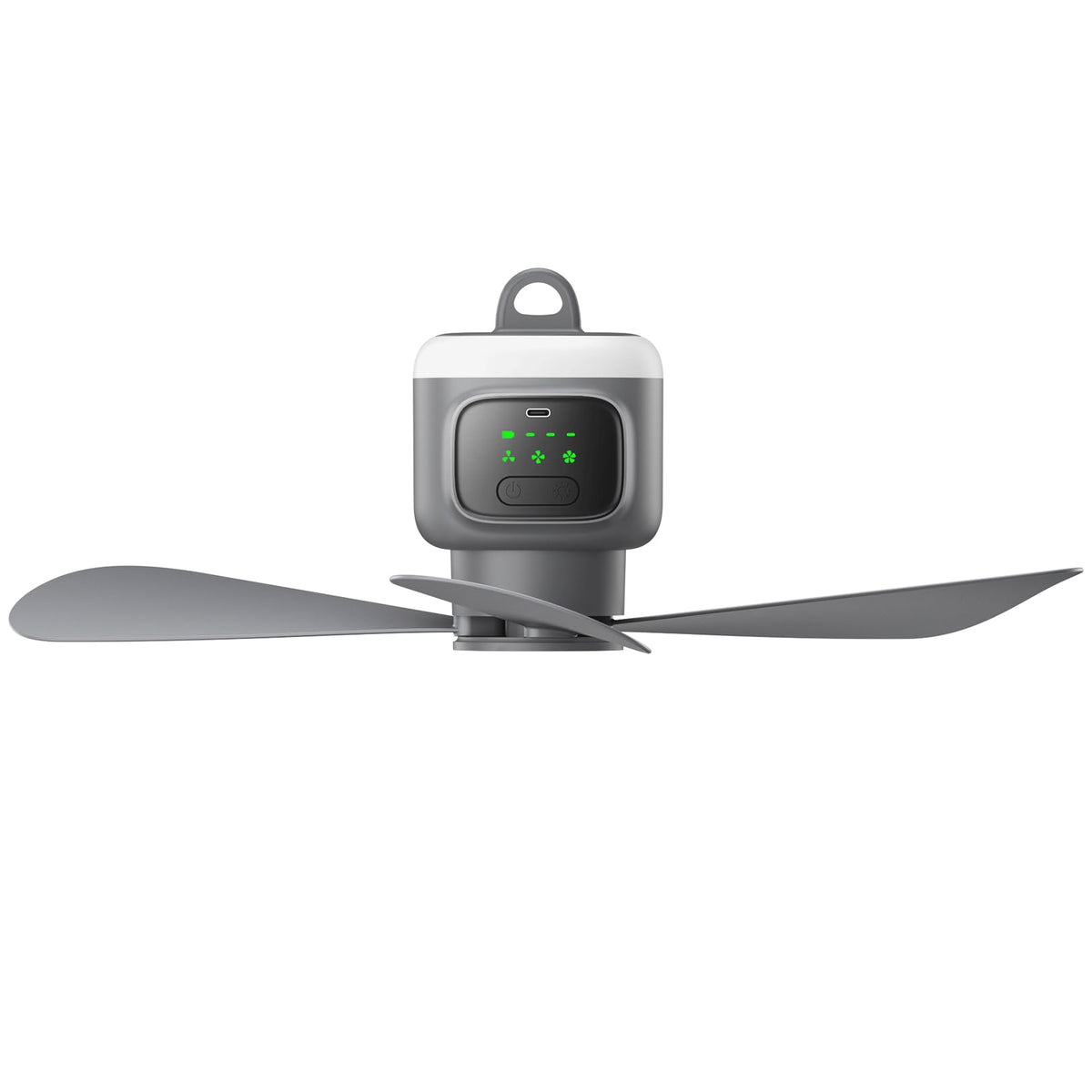 VVU&CCO ceiling fan light for canopy tent provides cooling outdoors.