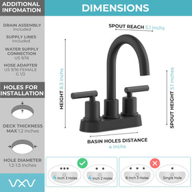 VXV detachable aerator provides steady soft foam water with reduced splashes.
