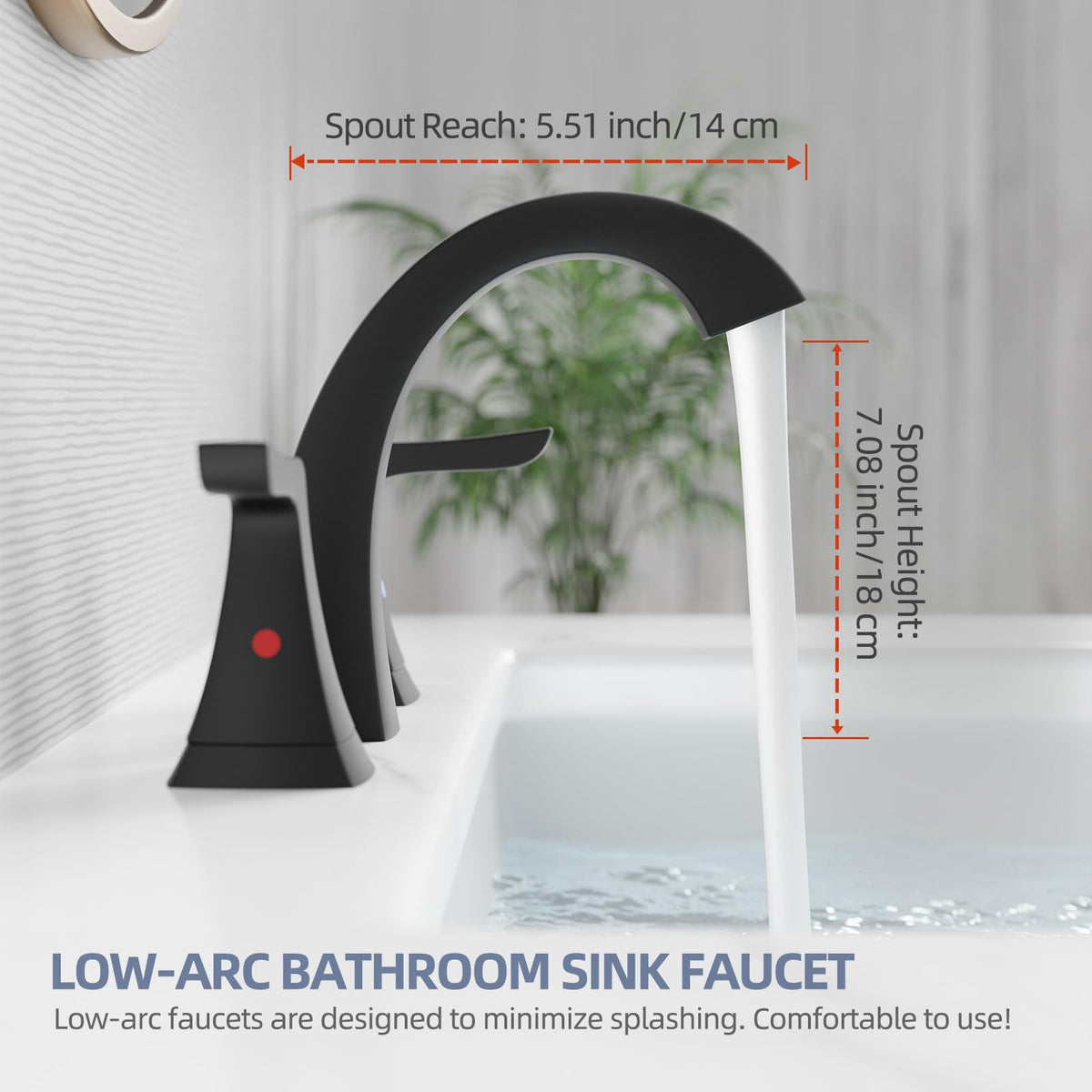 VXV 3 hole wide faucet fitting standard sink centers for versatility