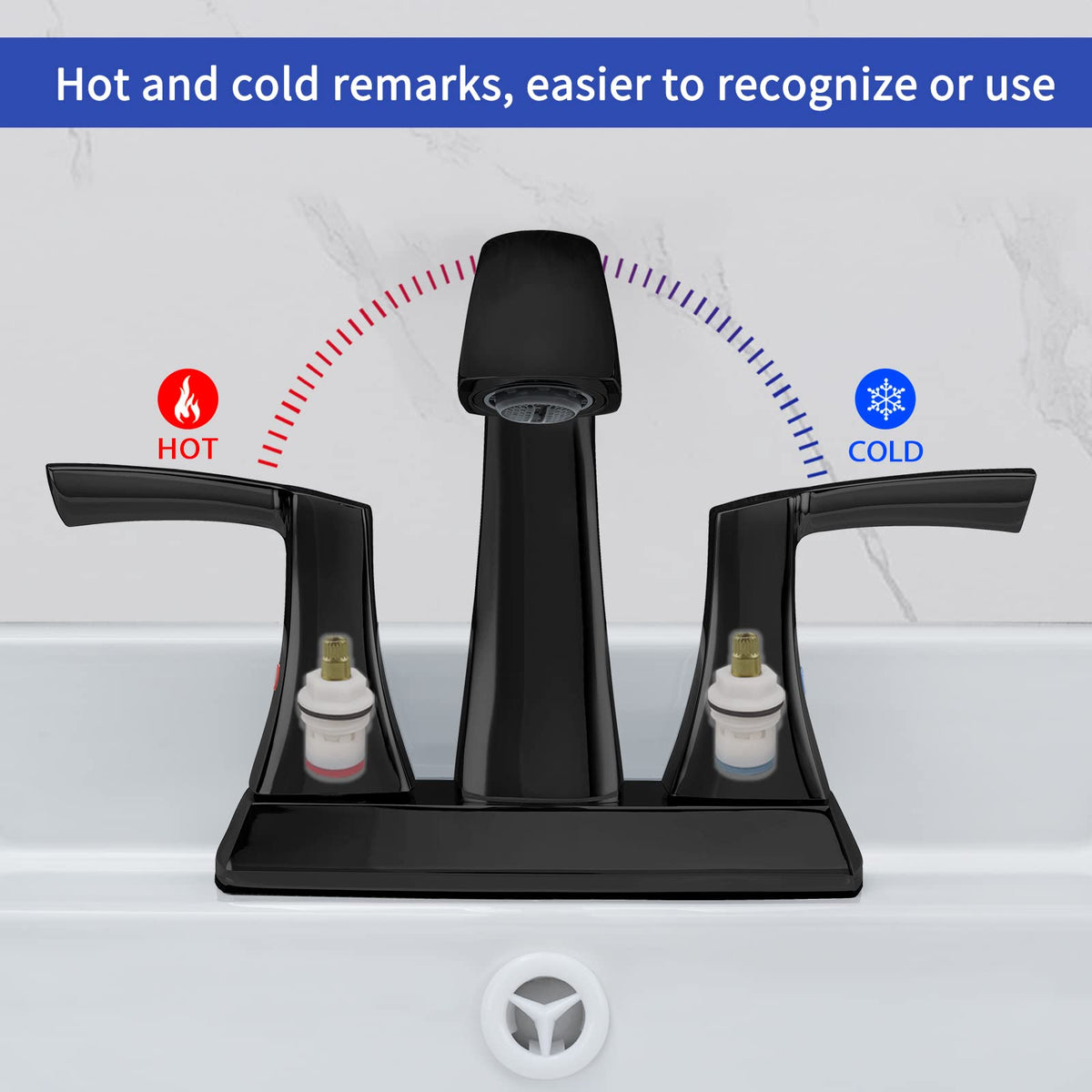 VXV matte black low-arc design reducing splash during use