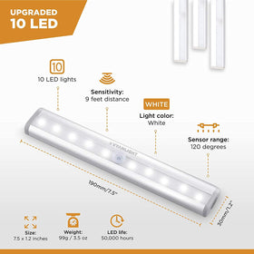 VYANLIGHT stick-on wireless lights with magnetic mount for easy setup