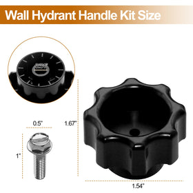 VYF 630-7965 pack contents, includes screws for quick DIY hydrant repair