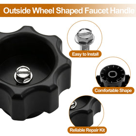 VYF outdoor faucet repair kit with screws for simple replacement