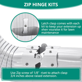 VYH aluminum hinge material delivers stable, weather-resistant performance outdoors.