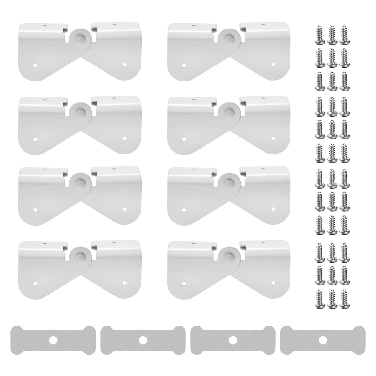 VYH gutter downspout flip-up hinge shows durable aluminum design for long-lasting use.