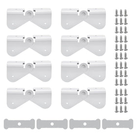 VYH gutter downspout flip-up hinge shows durable aluminum design for long-lasting use.