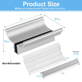 VYH 3-inch shower door magnet shows easy opening and strong hold