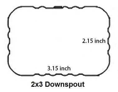 VYH side elbow 2x3 white close-up showing sturdy aluminum construction