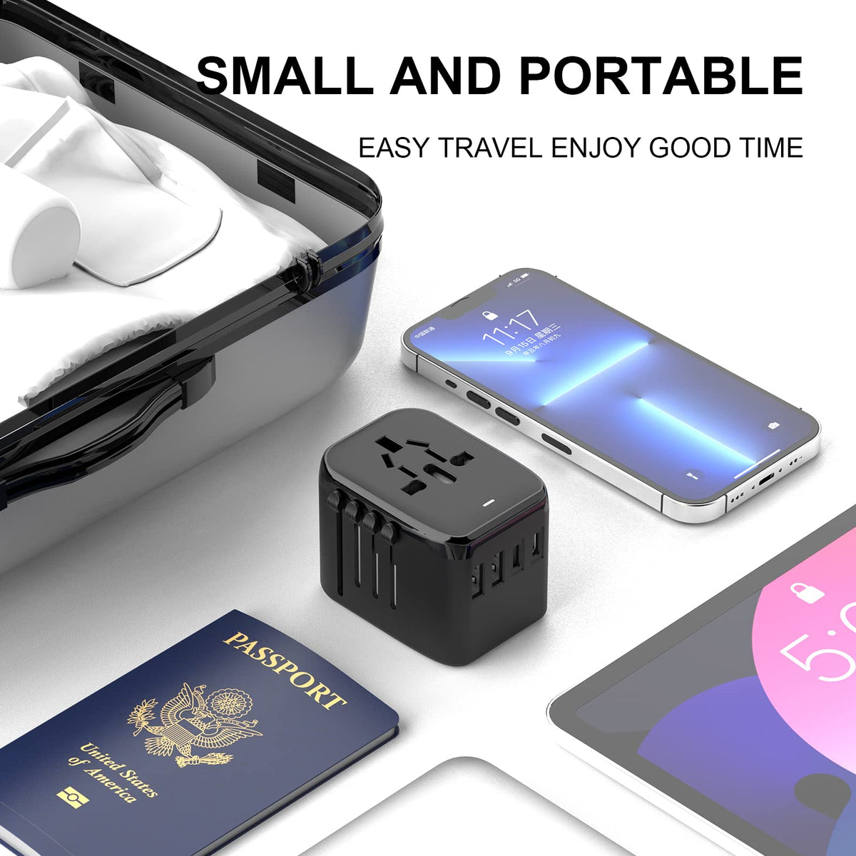 VYLEE AC universal socket for multi-device charging.