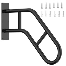 VZNEK handrail for outdoor steps, 22.8-inch length, offers a secure grip.