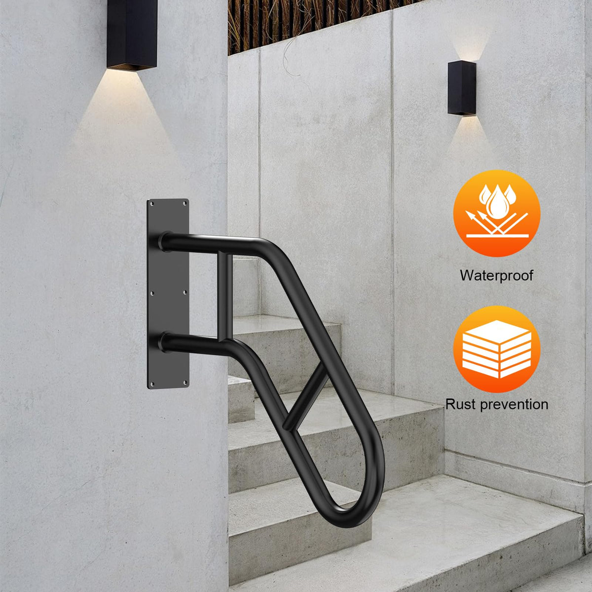 VZNEK handrail enables safe daily use and stable stair ascent.