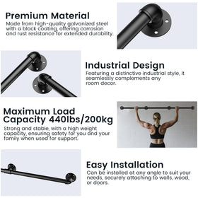 Heavy-duty support up to 440lbs suits families and mobility needs safely.