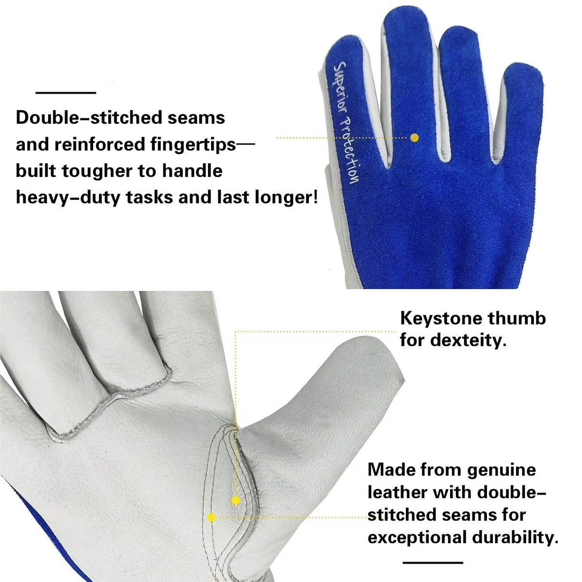 VZT gloves show 360° keystone thumb design for flexible fit.