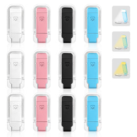 VZZNN reading light folded clip-on for travel and bedside use.