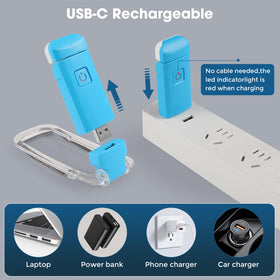 VZZNN lightweight 1.3 oz light designed for portability.