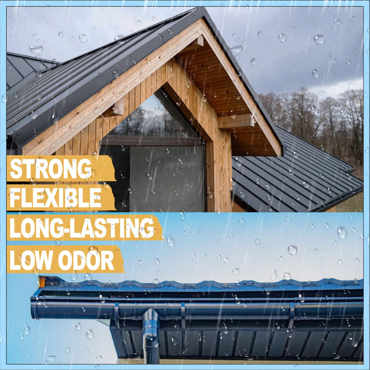 Wadities sealant adheres to concrete, brick, metal for lasting outdoor protection.