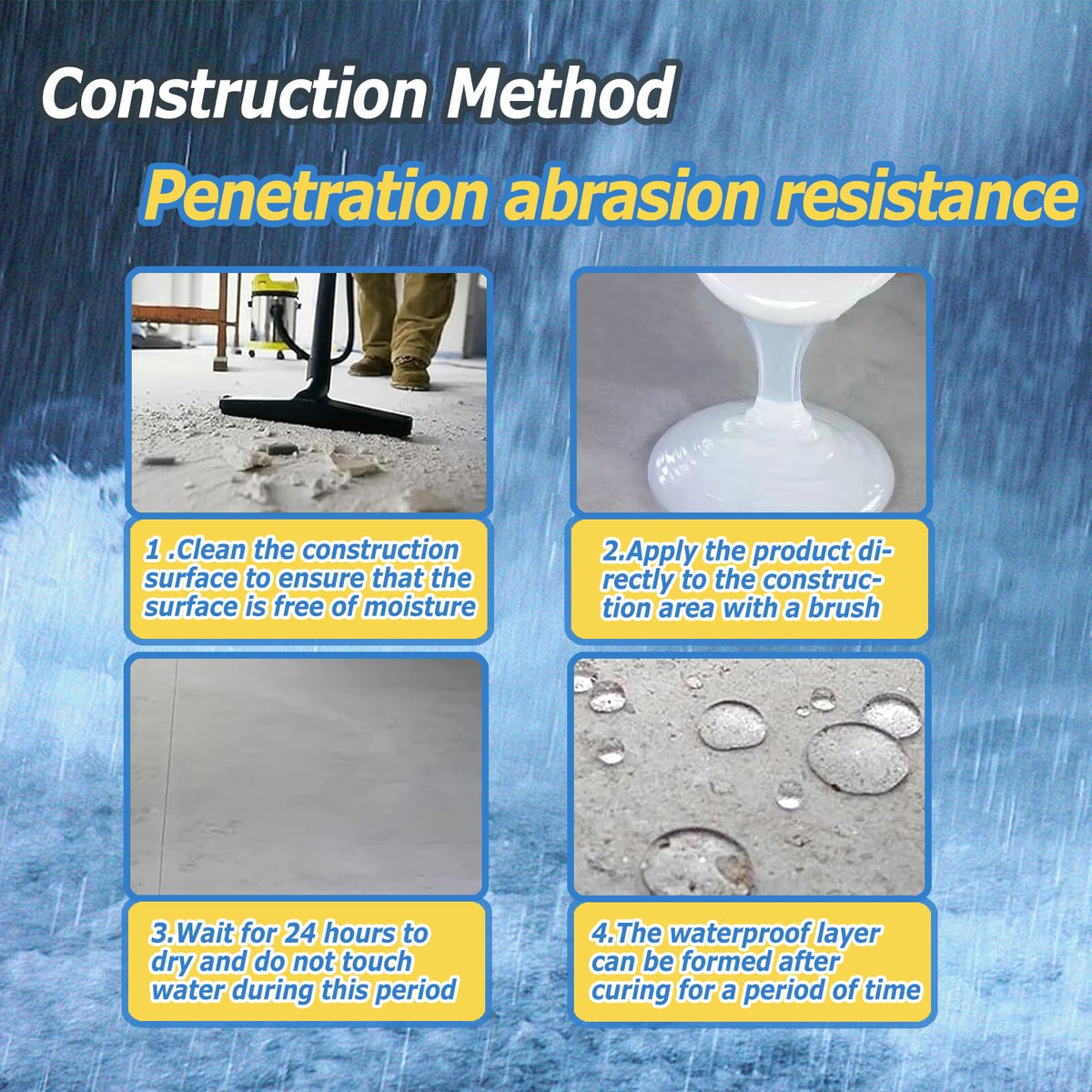 Wadities sealant drying within 48-72 hours forms durable waterproof film.