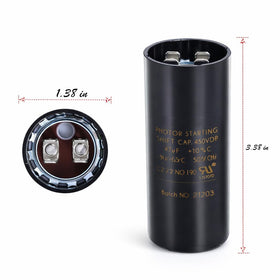 Wadoy 70 MFD capacitor for Genie 220V, precise motor start.