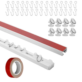 Wadoy 9.8ft curtain track offers ample length for wide windows
