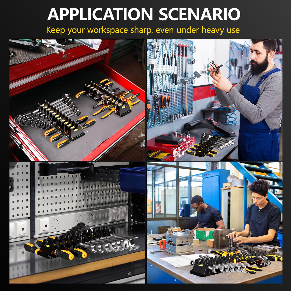 WAENLIR tool storage system keeps repair kits organized and ready.