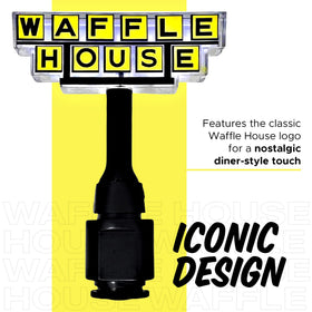 Waffle House auto-on sensor night light provides hands-free illumination.