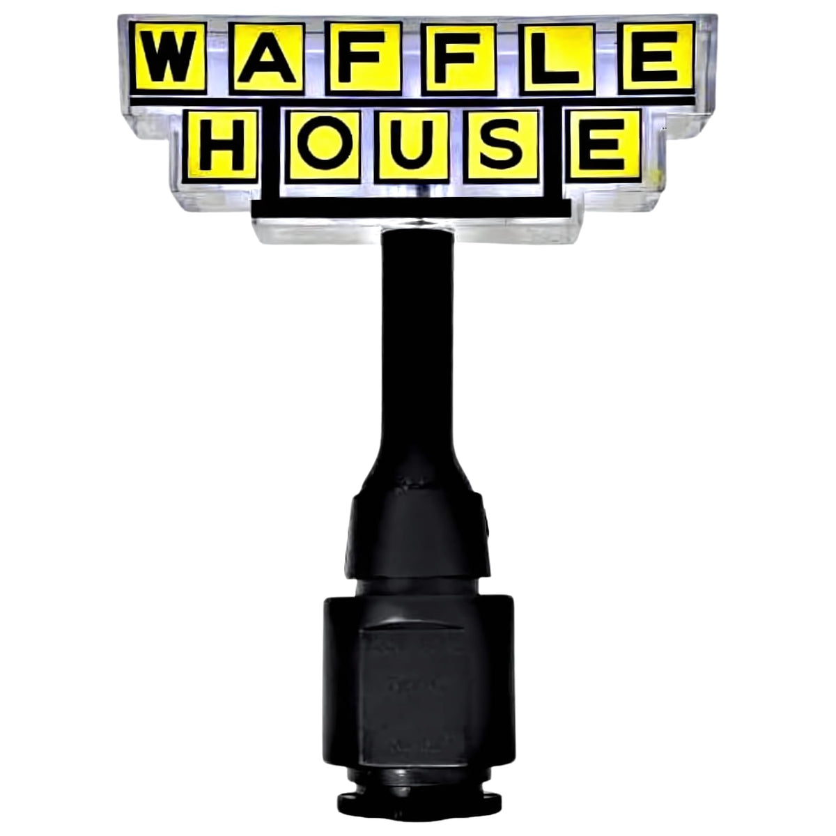 Waffle House classic logo glow night light adds nostalgic ambiance to any space.