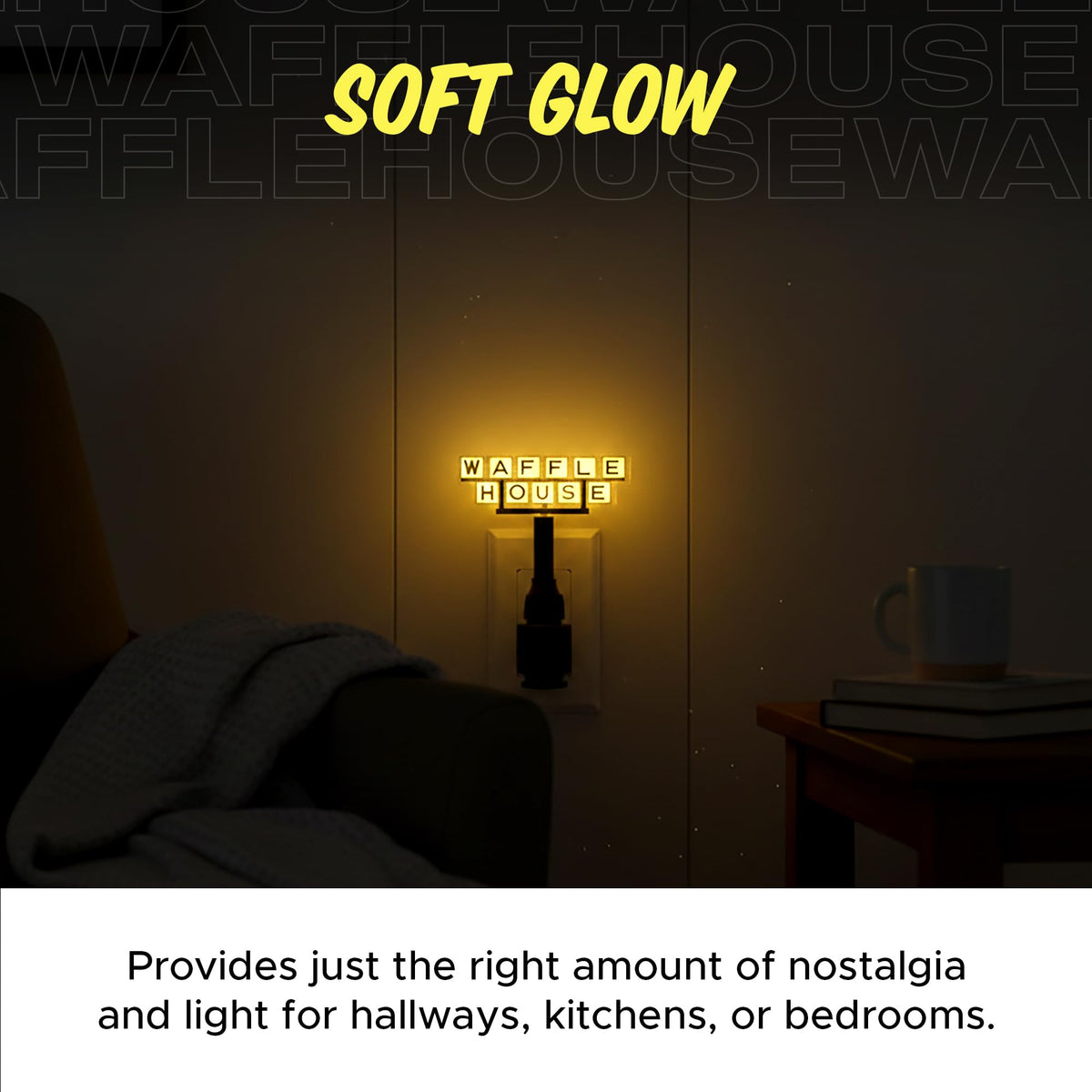 Waffle House retro gift night light appeals to diners and collectors.