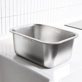WAGENSTEIGER 10L washing-up bowl front view for soaking and washing dishes.