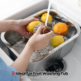 WAGENSTEIGER 10L capacity ideal for soaking cookware and washing vegetables.