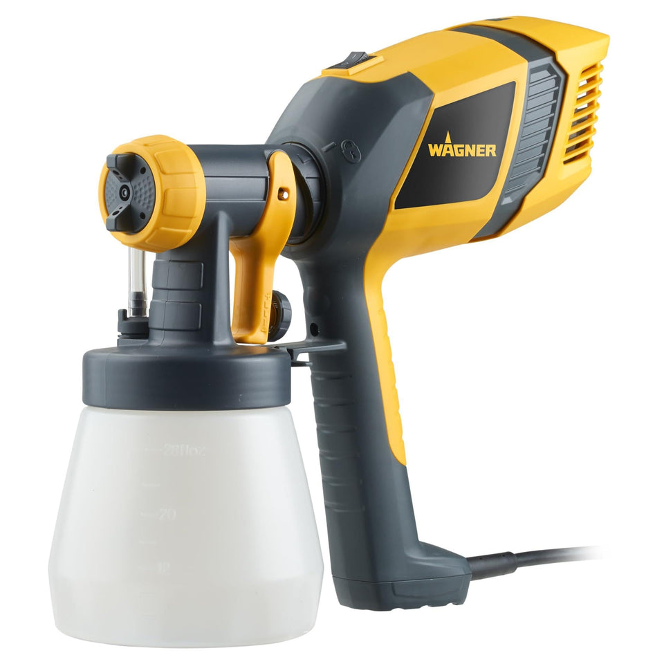 Wagner Control Spray QX2 on deck staining for a smooth finish