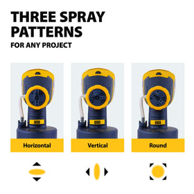 Wagner Control Spray QX2 vertical pattern on fence boards