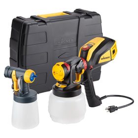 Wagner FLEXiO 595 main unit ready for quick setup and spray tasks.