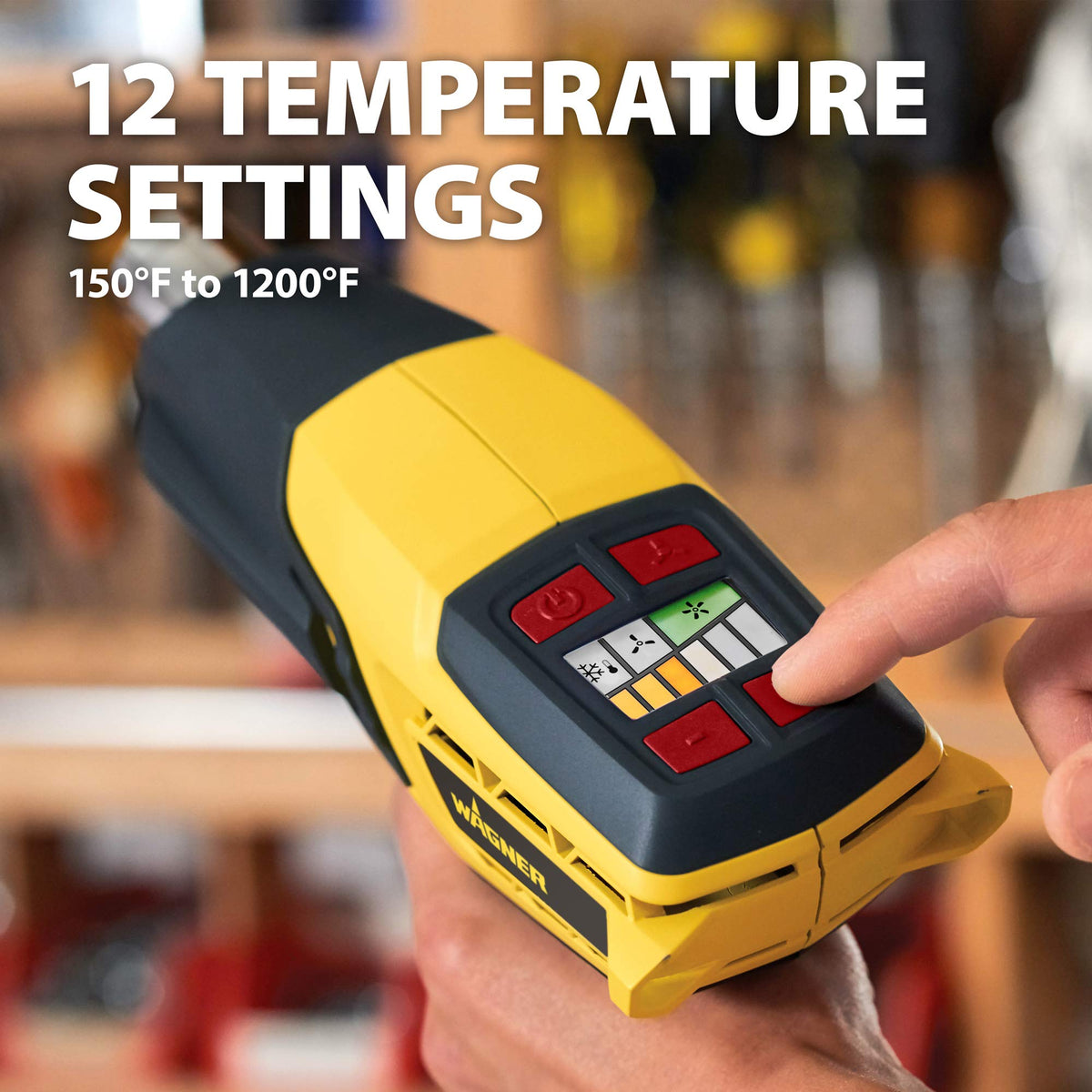 Wagner FURNO 500 includes two nozzles for protected heat application on varied surfaces.