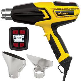 Wagner Furno 700 digital heat gun shows precise temperature control for DIY tasks