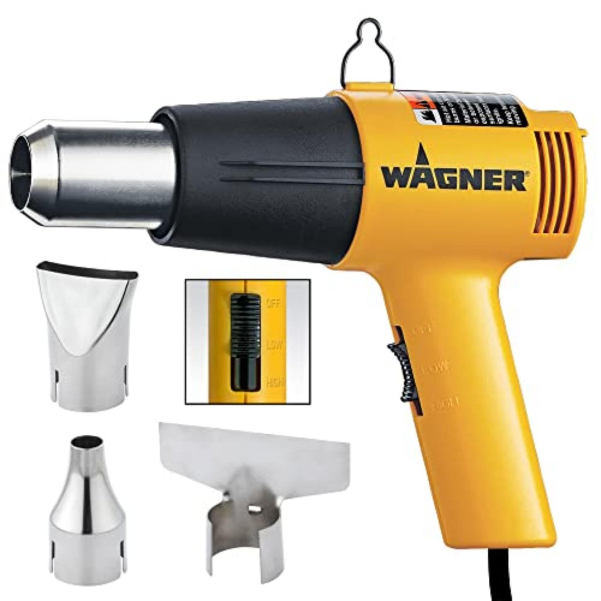 Wagner HT1000 heat gun kit ready for versatile home projects
