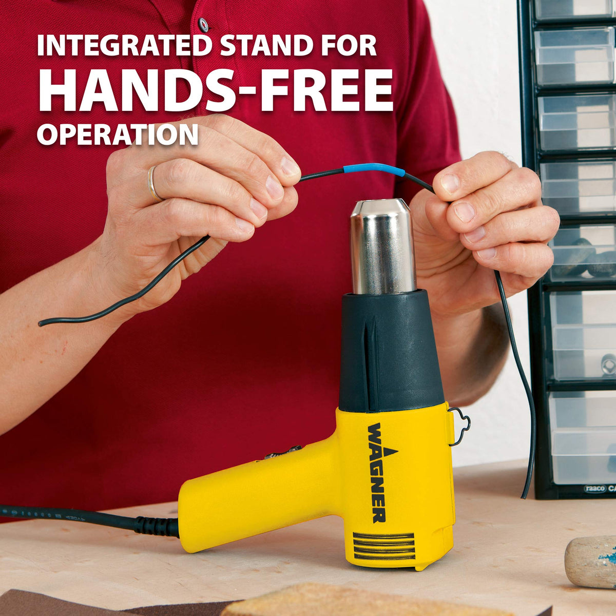 Paint removal and caulk work with the HT1000's dual temperatures